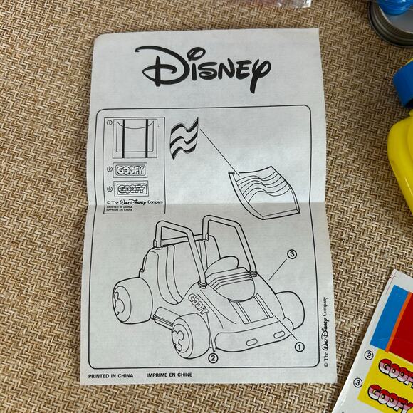Vintage Disney Goofys Dune Buggy Playset by ARCO 1980s NIB Retro Toys - Picture 8 of 10